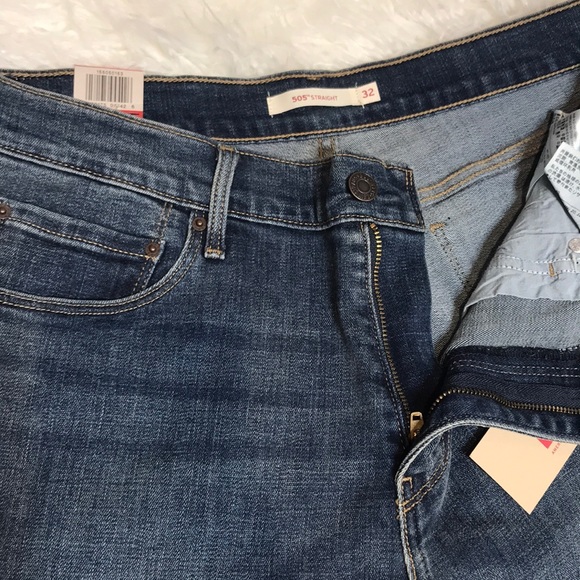 NWT Levi’s 505 Straight Jeans - Picture 5 of 9